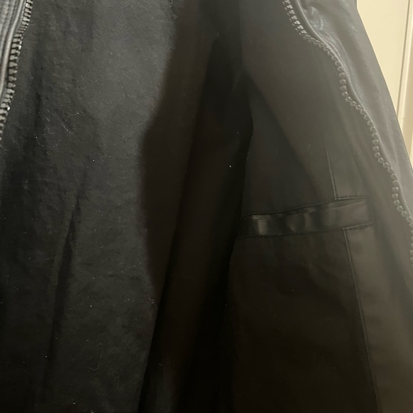 NWOT Men’s Rogue Faux Leather Motorcycle Jacket Black XL - Picture 6 of 9